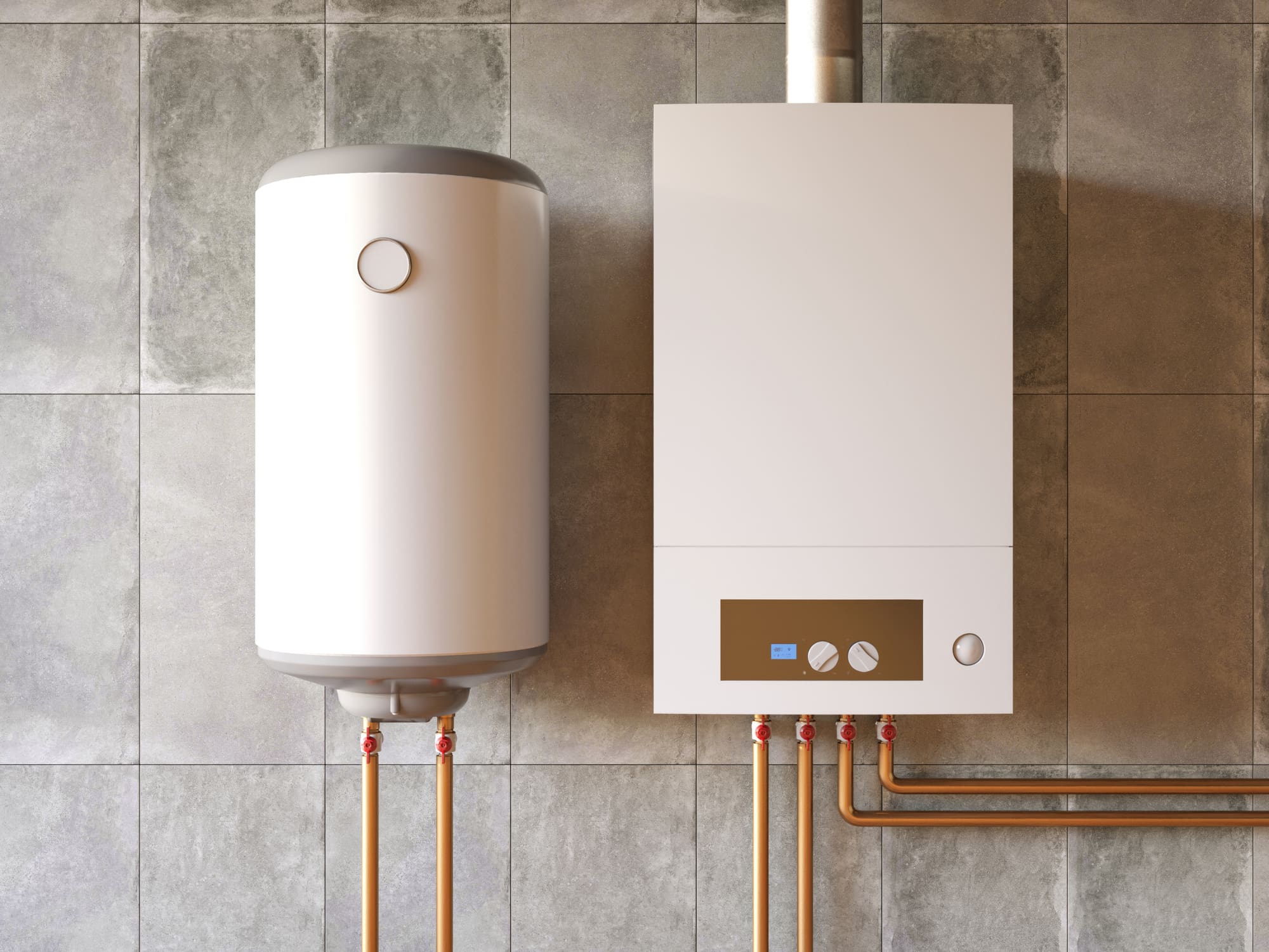 Home boiler and water heater unit